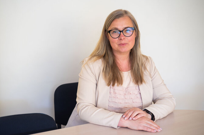 Patricija Adamovič / BNS nuotr./Leipalingio bendruomenės pirmininkė Žaneta Krivonienė