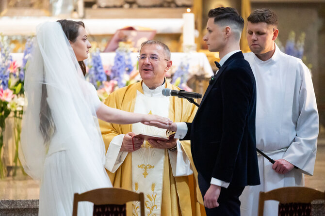 Patricija Adamovič / BNS nuotr./Gabrielos Paulinos Ždanovičiūtės vestuvės