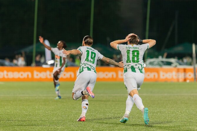 Patricija Adamovič / BNS nuotr./UEFA Konferencijų lygos rungtynės: Vilniaus „Žalgiris“ – Tbilisio „Dinamo“