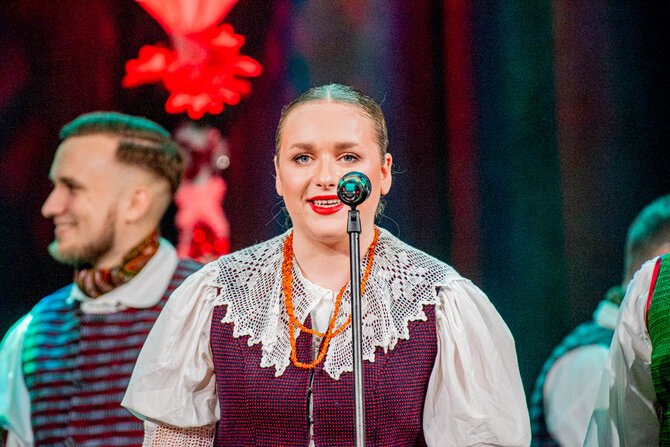 Asmeninio archyvo nuotr./Lenkų dainų ir šokių meno ansamblio „Vilija“ choro narė Evelina Urbanovič