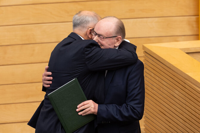Patricija Adamovič / BNS/Vytenis Povilas Andriukaitis ir Česlovas Juršėnas