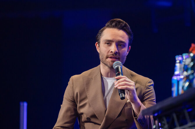 Patricija Adamovič / BNS/Pokalbis su Ed Westwick