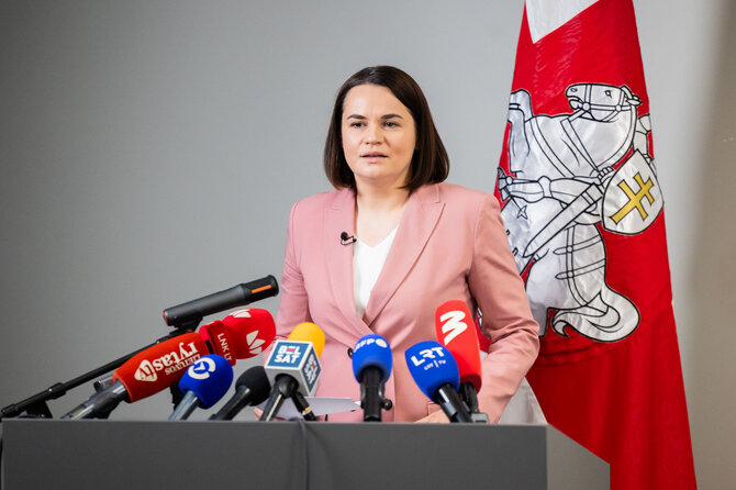 Patricija Adamovič / BNS/Sviatlana Cichanouskaja