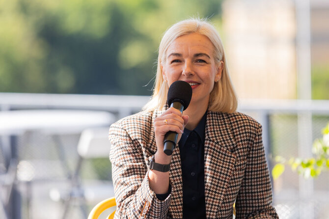 Patricija Adamovič / BNS/Socialinės kampanijos „Leiskite patirti – neduokite paragauti“ pristatymas