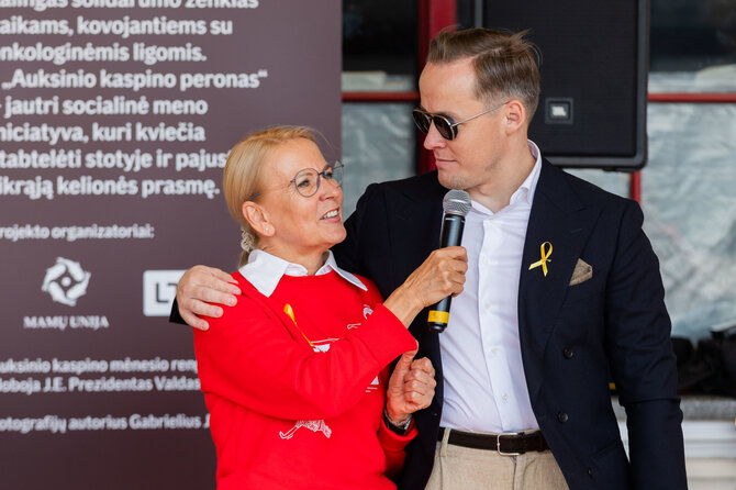 Patricija Adamovič / BNS/„Mamų unijos“ Auksinio kaspino mėnesio atidarymas