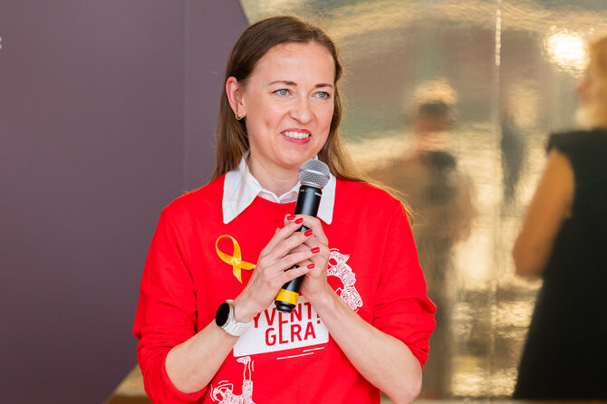 Patricija Adamovič / BNS/„Mamų unijos“ Auksinio kaspino mėnesio atidarymas