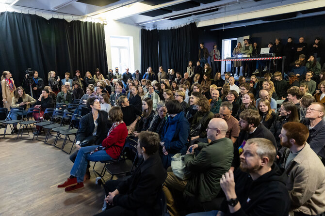Patricija Adamovič / BNS/Kultūros bendruomenės protesto asamblėja