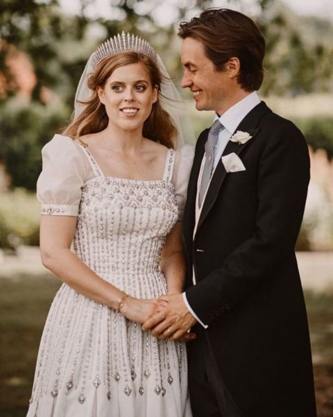 „Instagram“ nuotr./Princesės Beatrice ir Edoardo Mapelli Mozzi vestuuvės