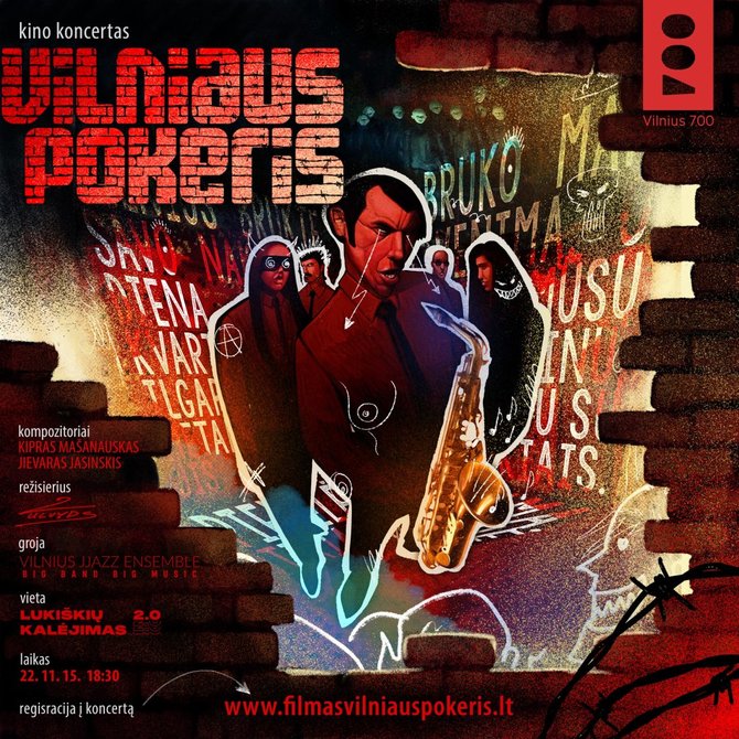 „Vilniaus Pokerio“ kino koncerto plakatas