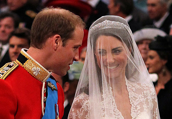 „Scanpix“ nuotr./Catherine Middleton ir princo Williamo vestuvės