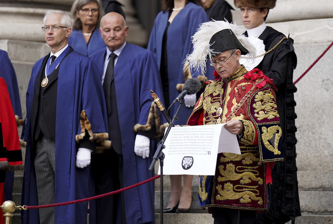 „Scanpix“ nuotr./Karaliaus Karolio III paskelbimo monarchu ceremonija
