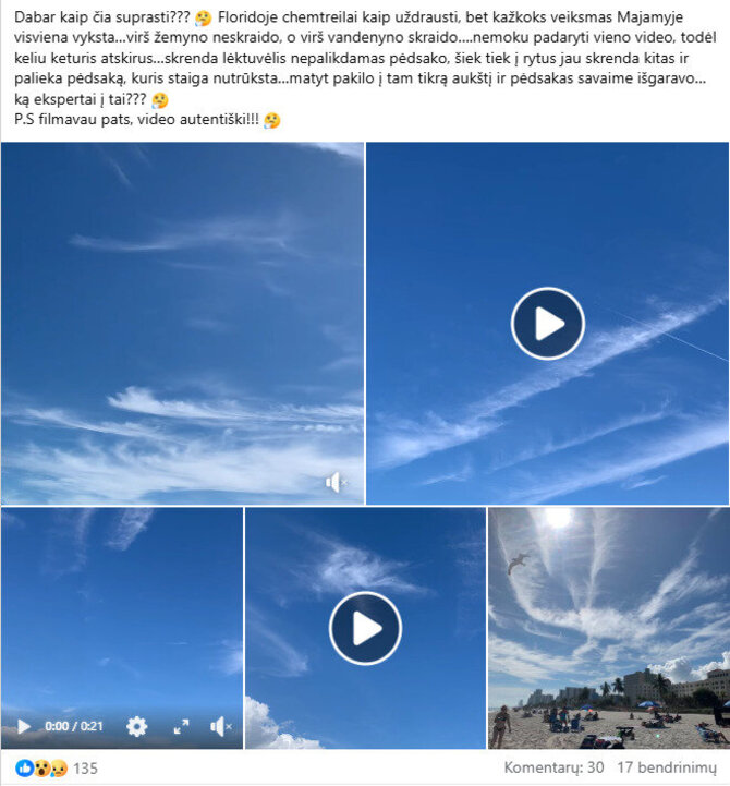 Ekrano nuotrauka iš „Facebook“