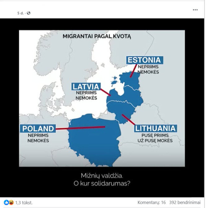 Ekrano nuotrauka iš „Facebook“