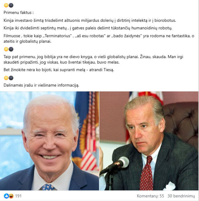 Ekrano nuotrauka iš „Facebook“