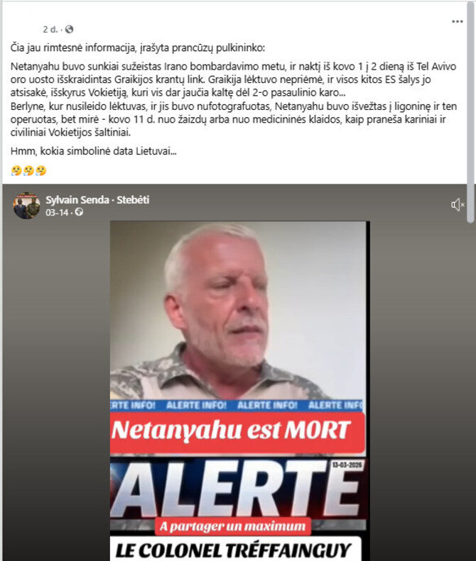 Ekrano nuotrauka iš „Facebook“
