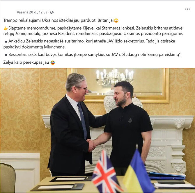Ekrano nuotrauka iš „Facebook“