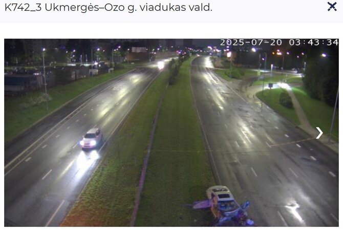 Avarija Vilniuje