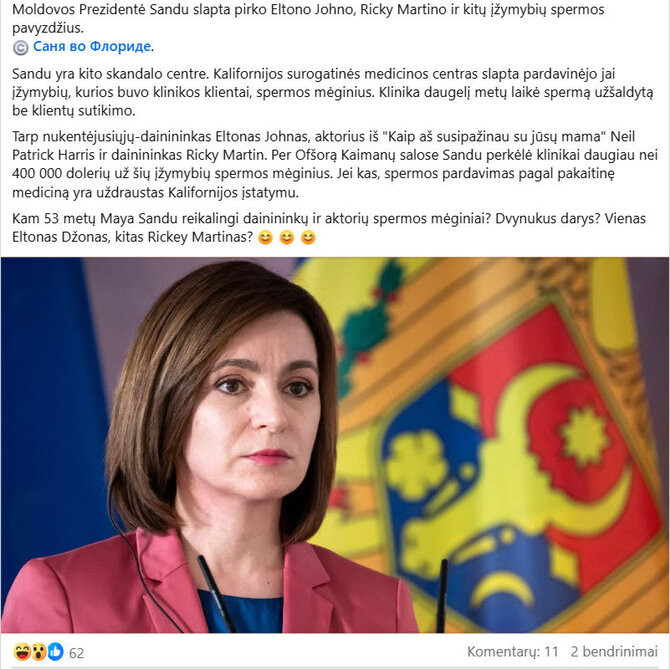 Ekrano nuotrauka iš „Facebook“