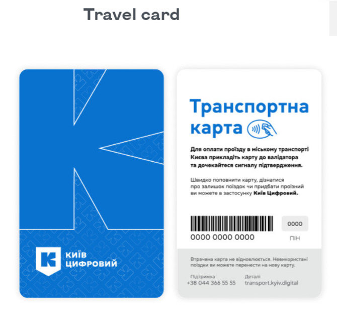 Keliautojo kortelė, kurią papildyti galima pakartotinai