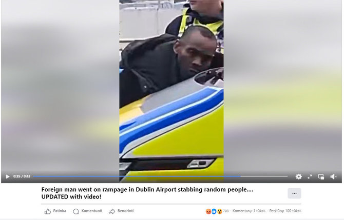 Garda Checkoints Dublin/Ekrano nuotrauka iš „Facebook“