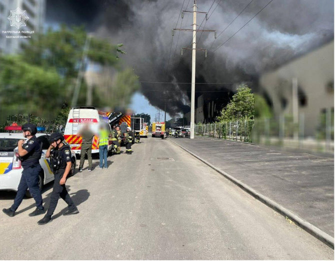t.me/mvs_ukraine/Rusų pajėgos atakavo Odesą