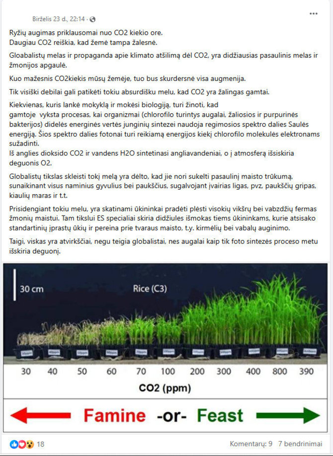 Ekrano nuotrauka iš „Facebook“