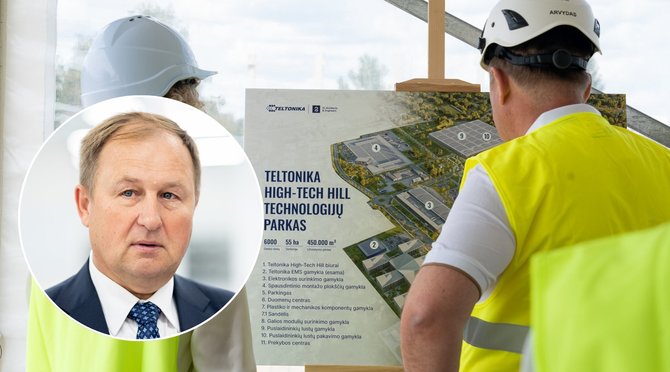 Stabdomos „Teltonikos“ aukštųjų technologijų parko statybos