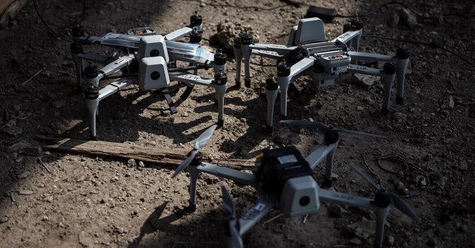 Socialinių tinklų nuotrauka/Autonominis dronas „Bumblebee“