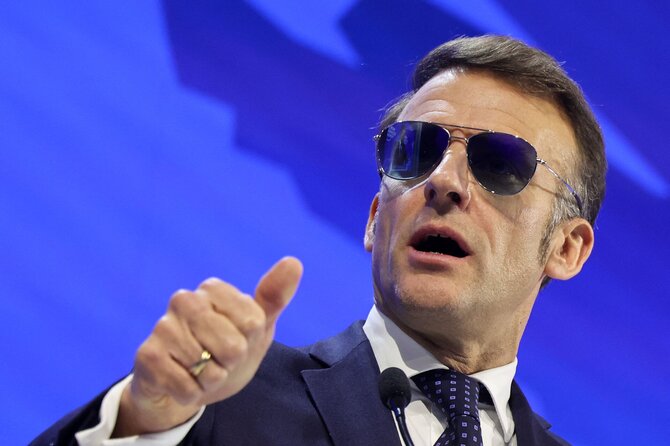 AFP/ „Scanpix“/Emmanuelis Macronas