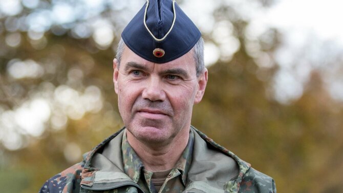 Bundesvero nuotr./Vokietijos generolas leitenantas Geraldas Funke