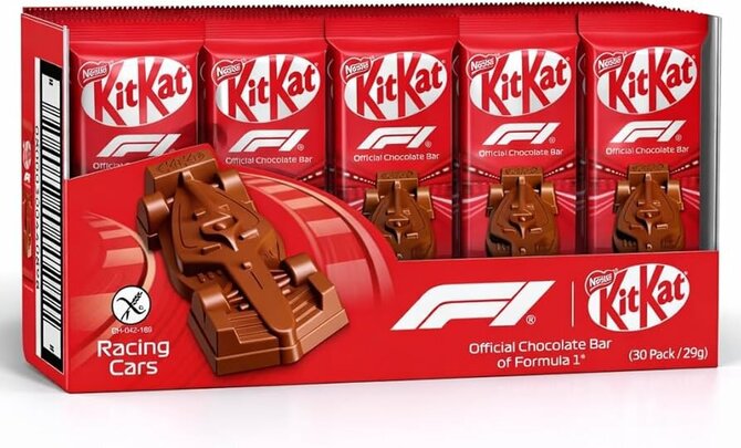 „KitKat“ nuotr./„KitKat“ F1 batonėliai