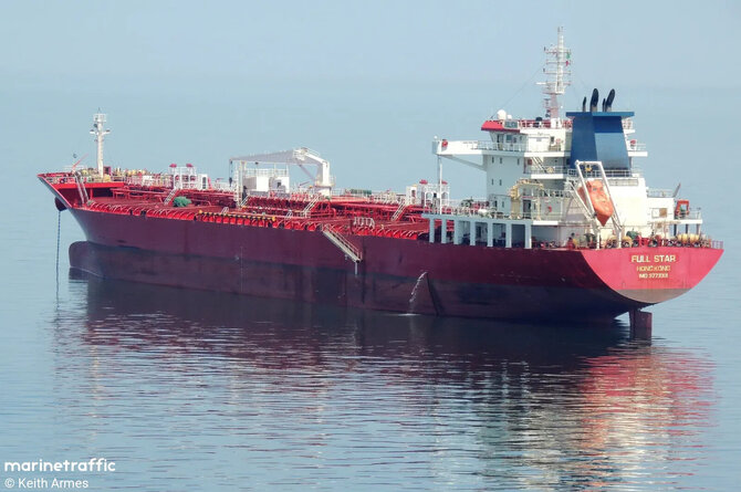 „Marine Traffic“ nuotr./Tanklaivis „Rich Starry“