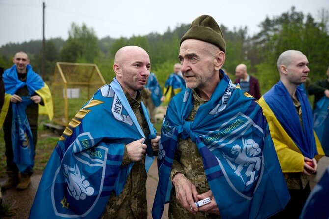 Volodymyras Zelenskis/ „Telegram“/Ukrainos karo belaisviai
