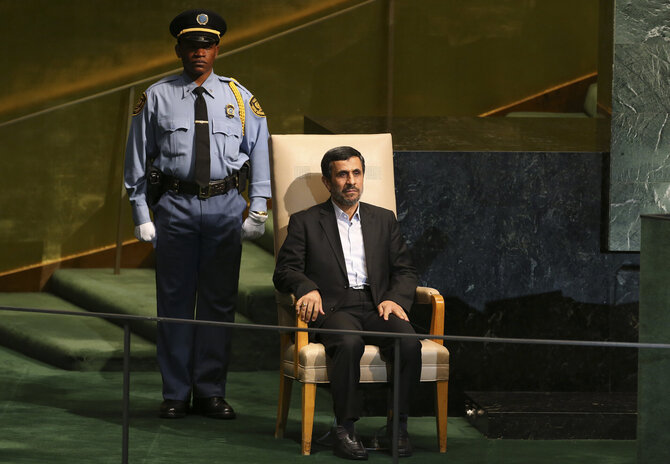 Arash Kamooshi/ „The New York Times“/Mahmoudas Ahmadinejadas