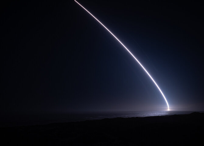 Vandenbergo kosmoso pajėgų bazė /„Minuteman III“ raketos bandymas, 2026 m.
