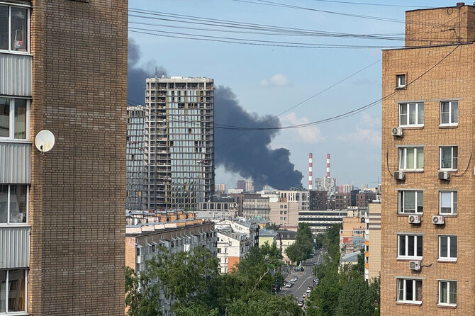 DPA/„Picture-Alliance“/„Scanpix“/Ukrainos atakos padariniai Maskvoje