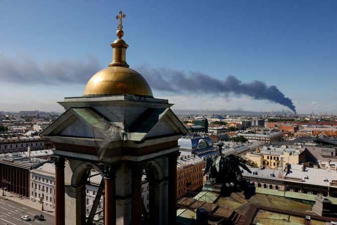„Reuters“/„Scanpix“/Ukraina atakavo Sankt Peterburgą