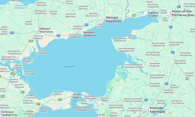 Ekrano nuotrauka/Azovo jūra