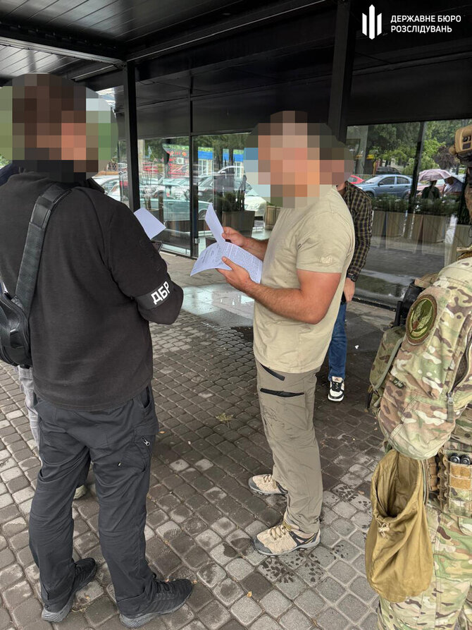 Ukrainos valstybinio tyrimų biuro nuotr./Sulaikytas „Skelia“ pulko seržantas