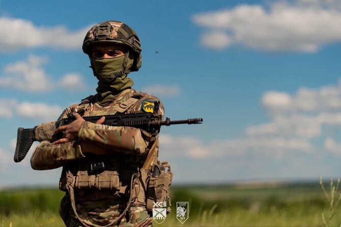 Ukrainos ginkluotųjų pajėgų generalinis štabas/ „Telegram“/Ukrainos karys