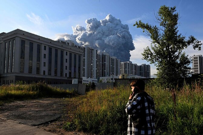 AFP/ „Scanpix“/Sankt Peterburge dega „Wildberries“ logistikos centras