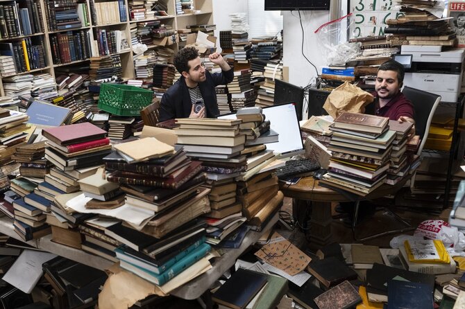 James Estrin/ „The New York Times“/Israelio Mizrahio knygynas Niujorke