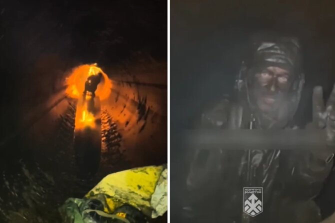 Kadrai iš vaizdo įrašo/Ukrainos operacija „Veles“