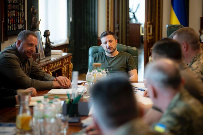 Ukrainos ginkluotųjų pajėgų generalinis štabas/ „Telegram“/Volodymyras Zelenskis