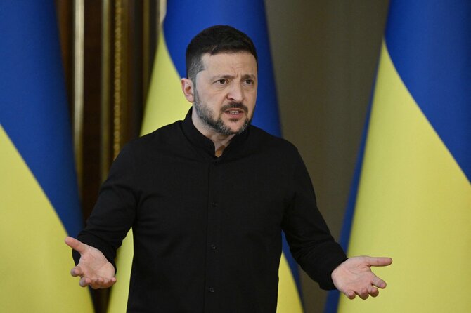 AFP/„Scanpix“/Volodymyras Zelenskis