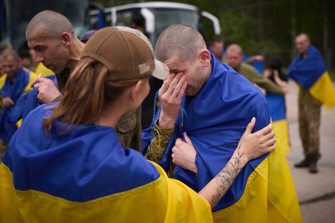 Volodymyras Zelenskis / „Telegram“/Ukrainos belaisviai