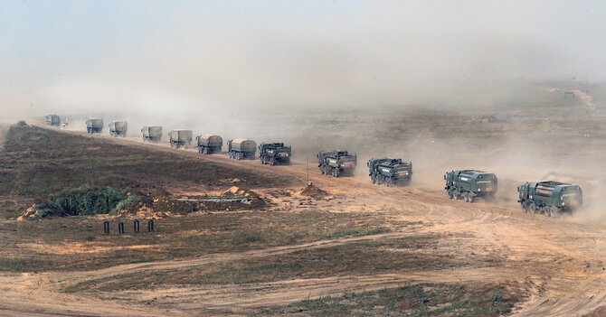 SIPA/„Scanpix“/Rusijos ir Baltarusijos karinės pratybos „Zapad“
