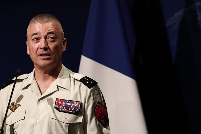 AFP/ „Scanpix“/Prancūzijos generalinio štabo vadas, generolas Thierry Burkhardas