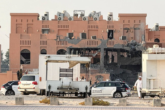 „Reuters“/„Scanpix“/Izraelio smūgis Katarui
