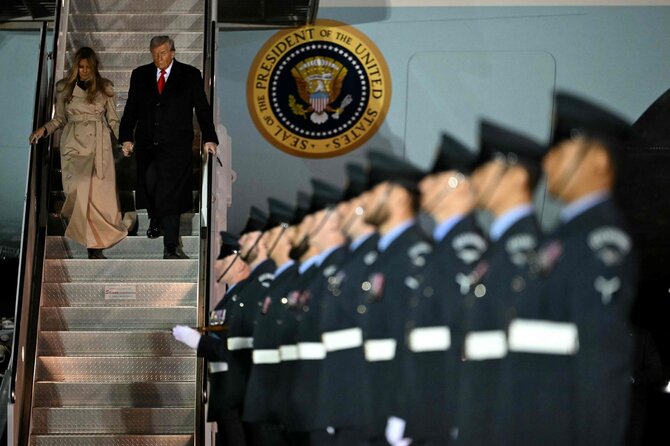 AFP/ „Scanpix“/Donaldas Trumpas, Melania Trump